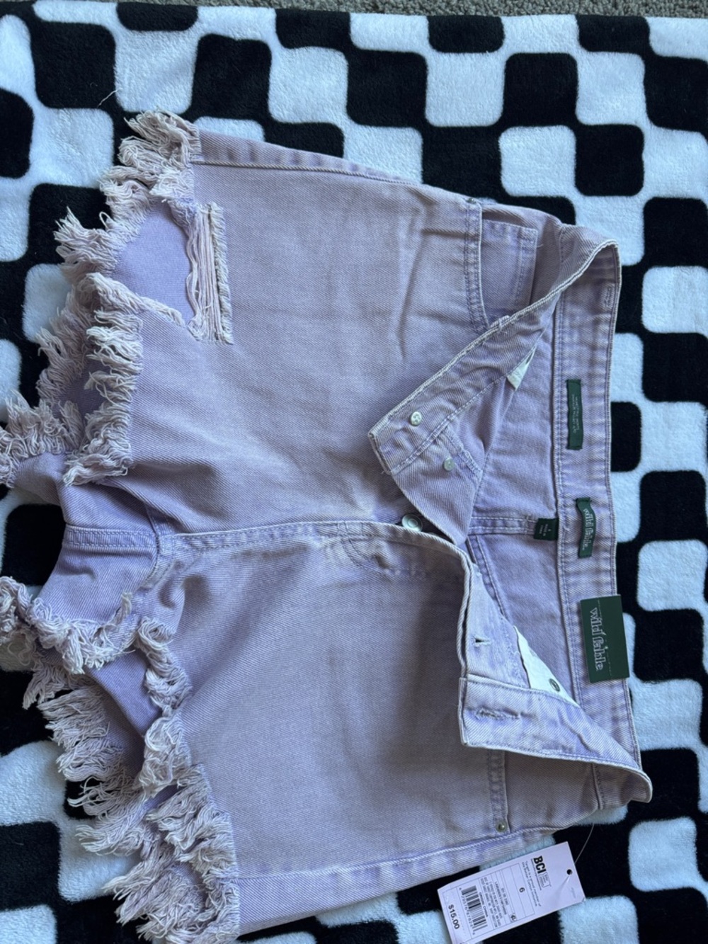 wild fable Pastel Lavender Denim Shorts